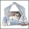 ̃xbh CXhbO Peekaboo Privacy Plz Blue Linen Louisdog